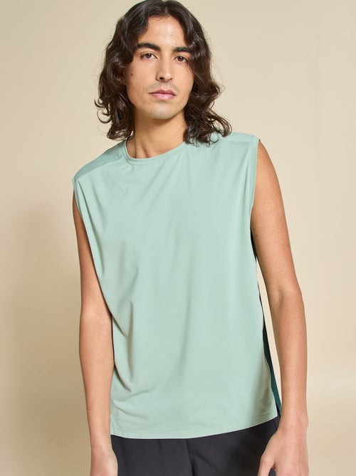 Sporttop met mesh aan de zijkanten - (ekstract) - Kiabi