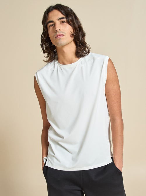 Sporttop met mesh aan de zijkanten - (ekstract) - Kiabi