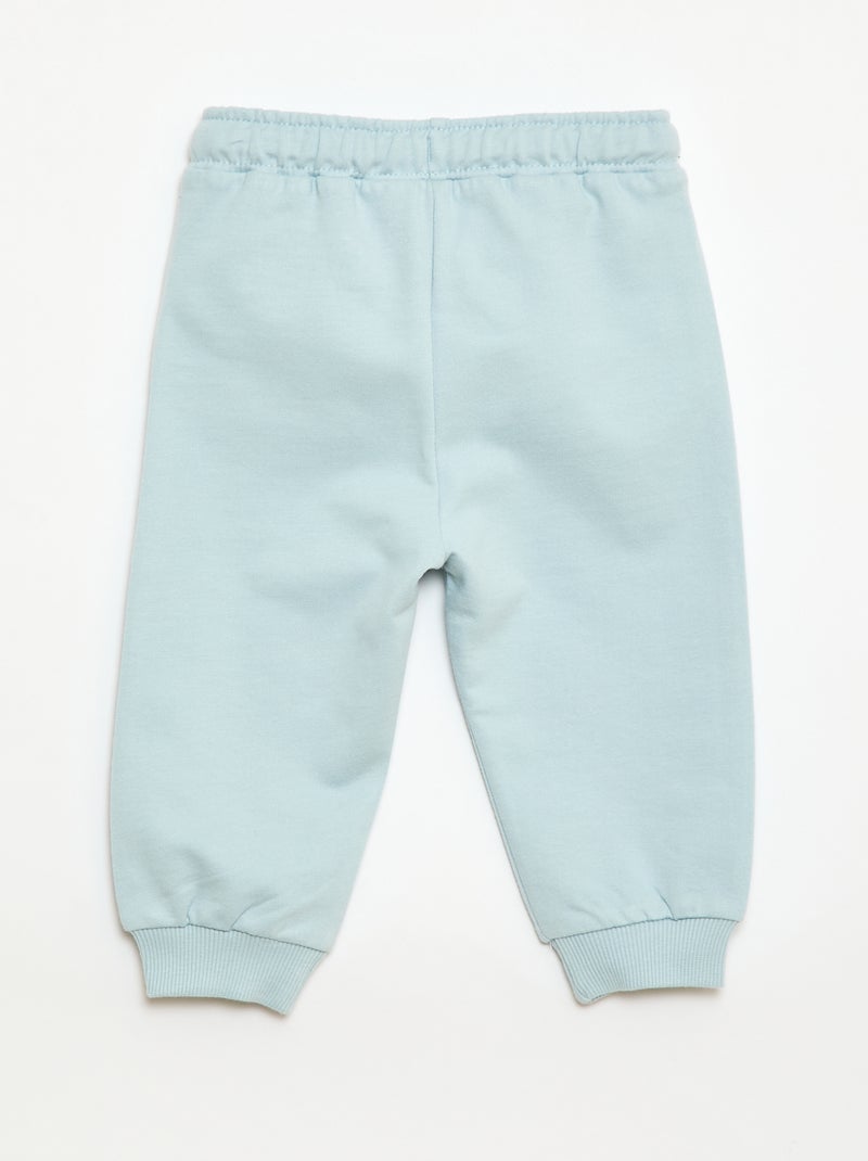 Sporttraining 'Bluey' van ongeborstelde fleece Blauw - Kiabi