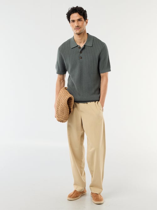 Sporttraining met elastische tailleband - Kiabi