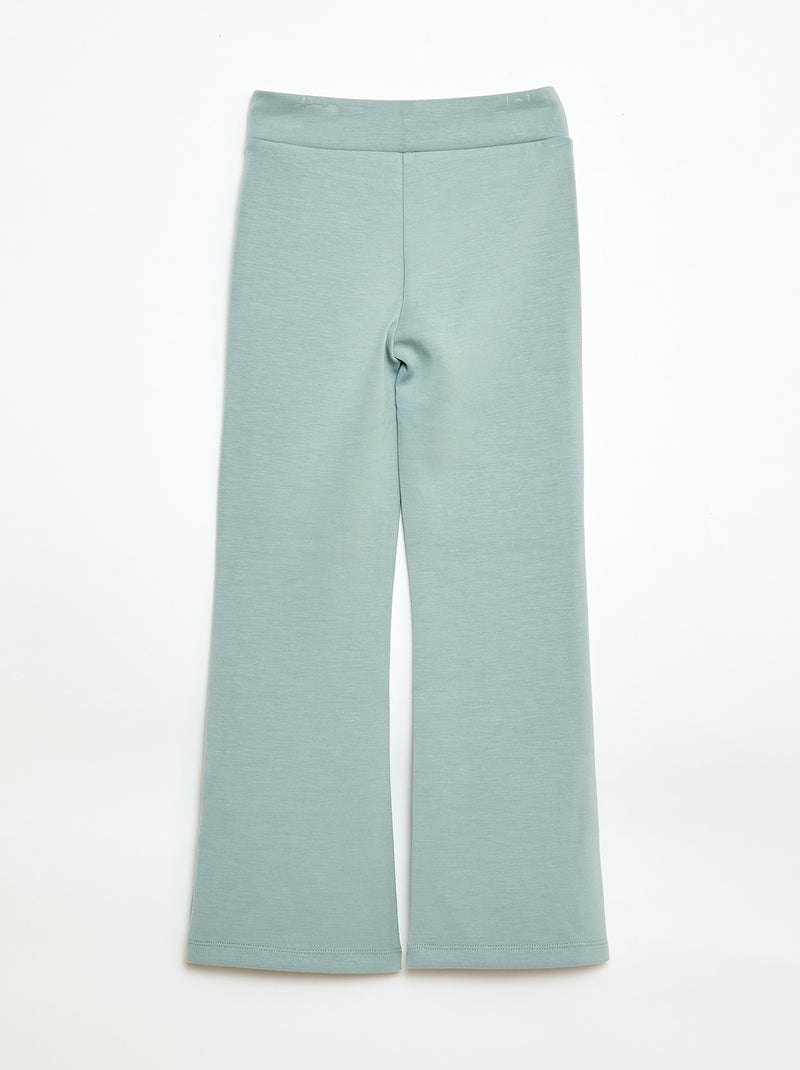 Sporttraining met flare pijpen Blauw - Kiabi