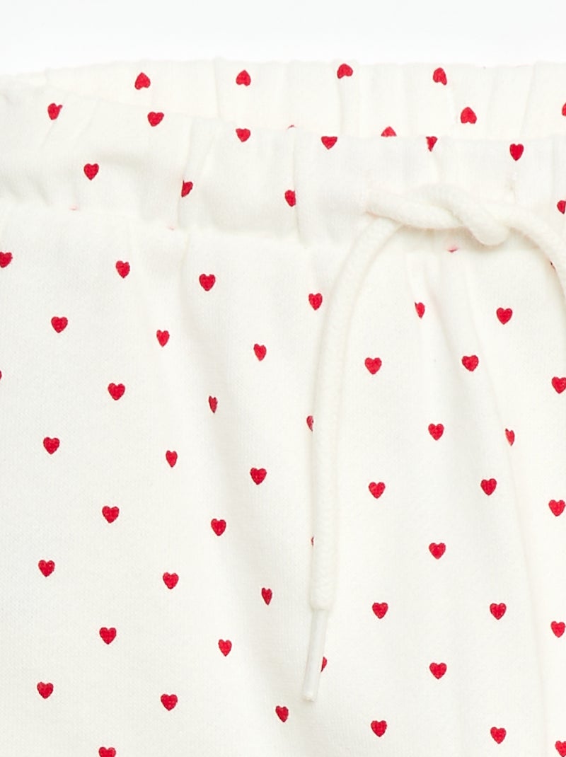 Sporttraining met motief Wit - Kiabi