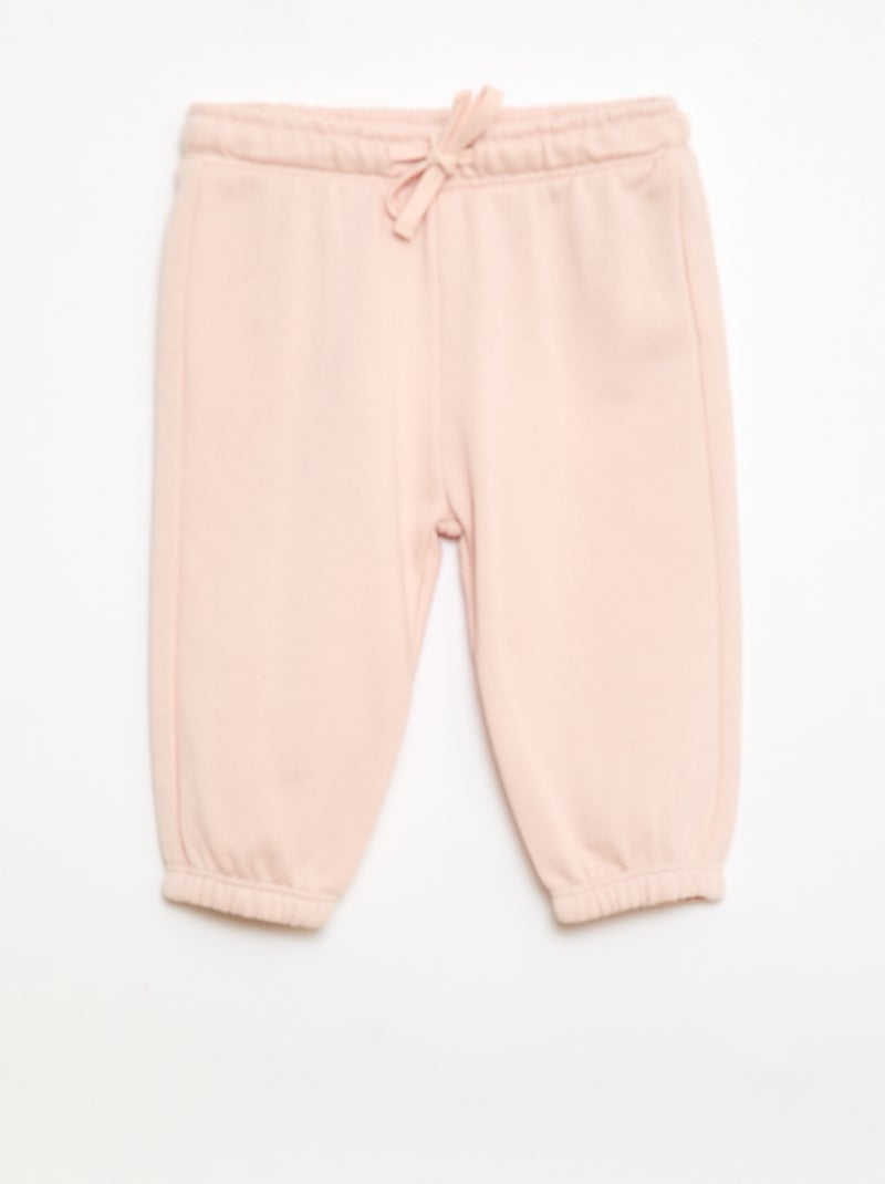 Sporttraining set met sweater en broek Rose - Kiabi