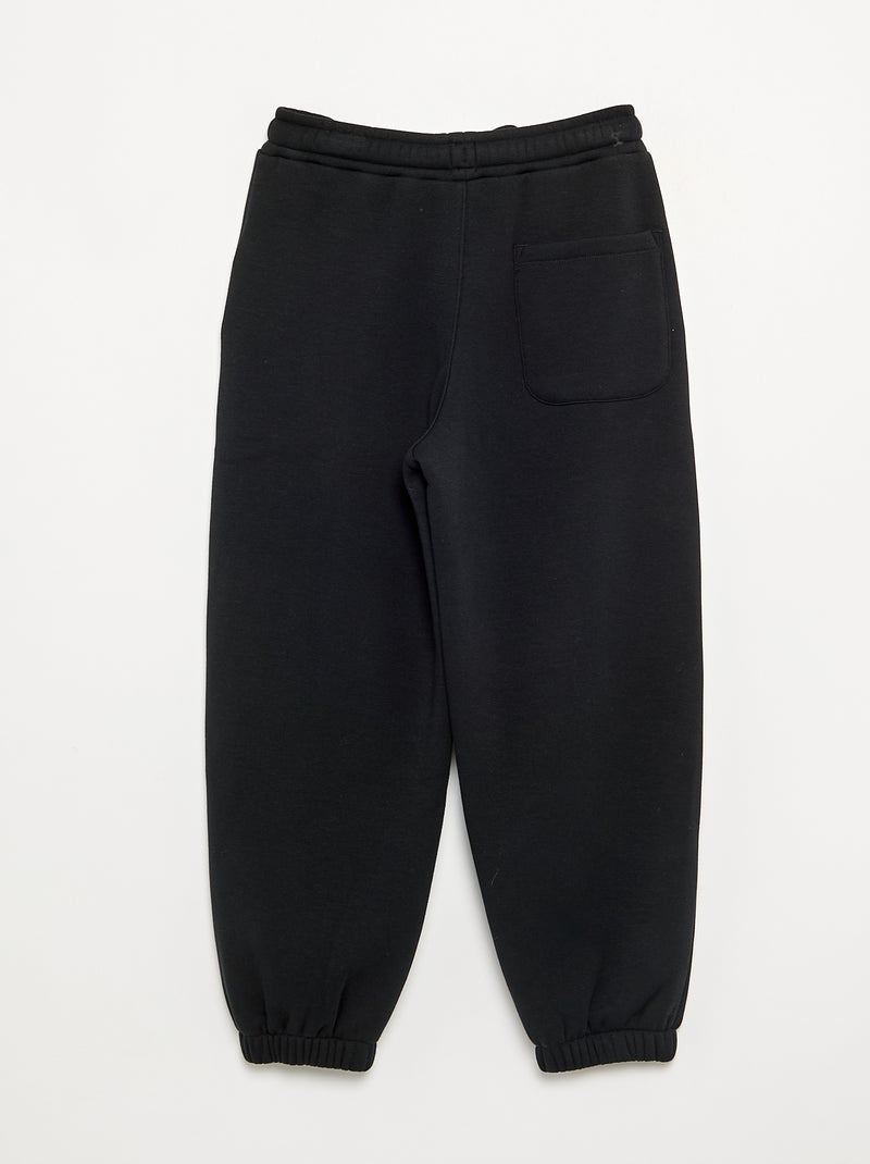 Sporttraining van fleece Zwart - Kiabi