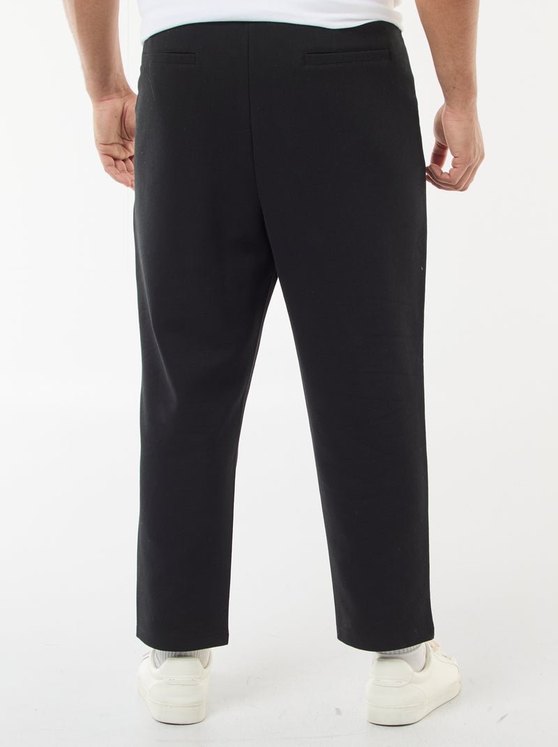 Sporttraining van piqué breisel Zwart - Kiabi