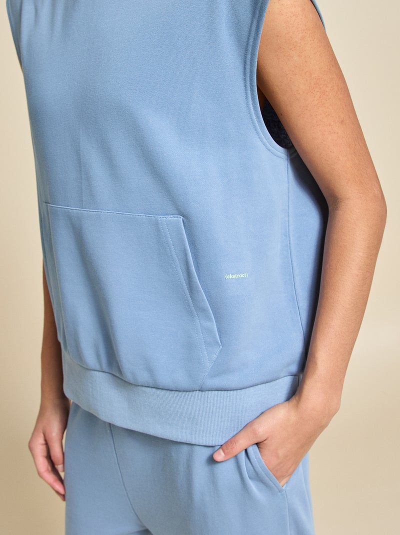 Sporttraining zonder mouwen - (ekstract) Blauw - Kiabi