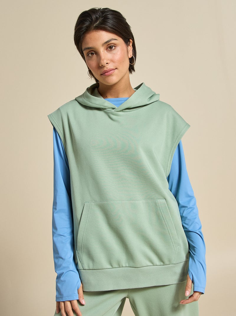 Sporttraining zonder mouwen - (ekstract) Groen - Kiabi