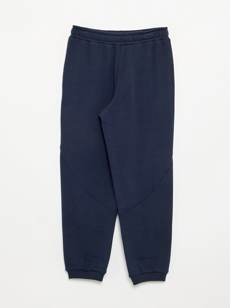 Sporttrainingsbroek van French Terry Blauw - Kiabi