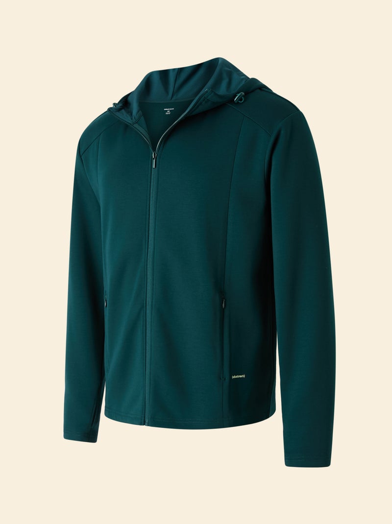 Sportvest met capuchon - (ekstract) Groen - Kiabi