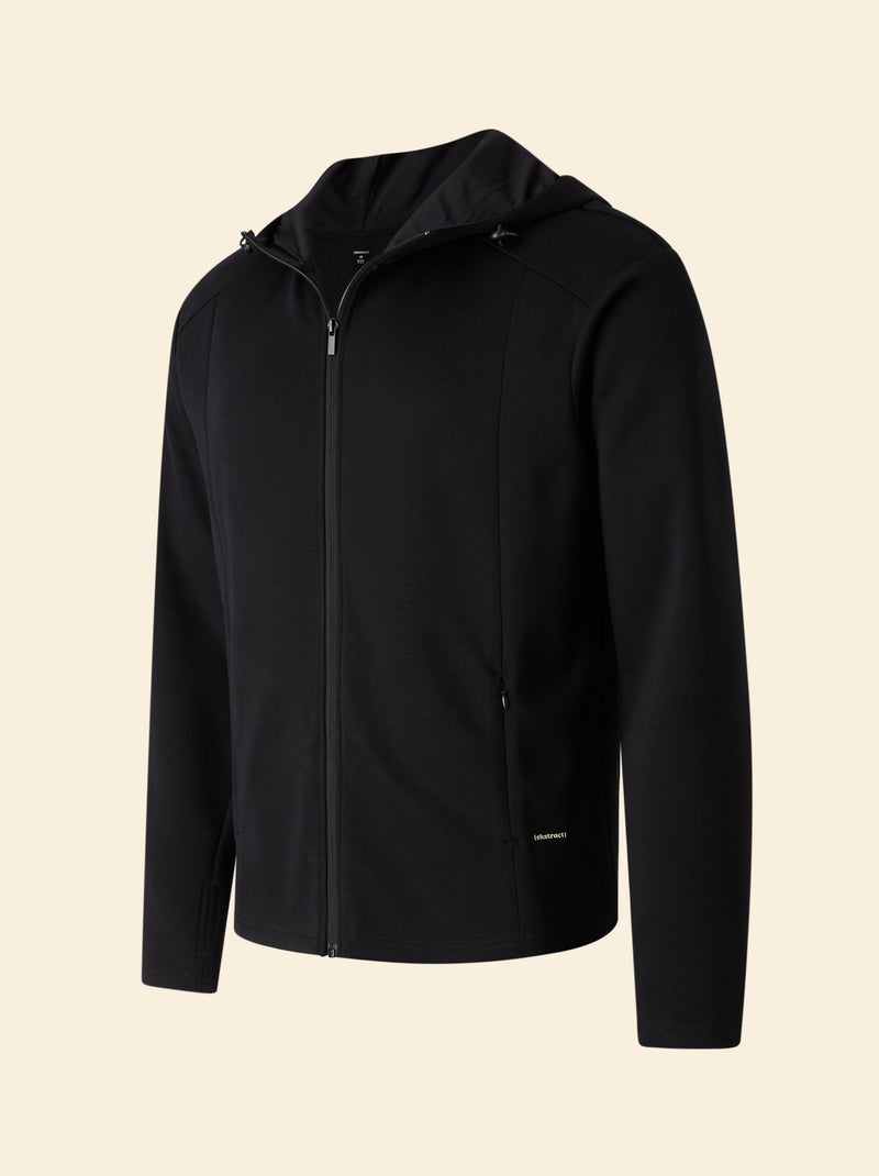 Sportvest met capuchon - (ekstract) Zwart - Kiabi