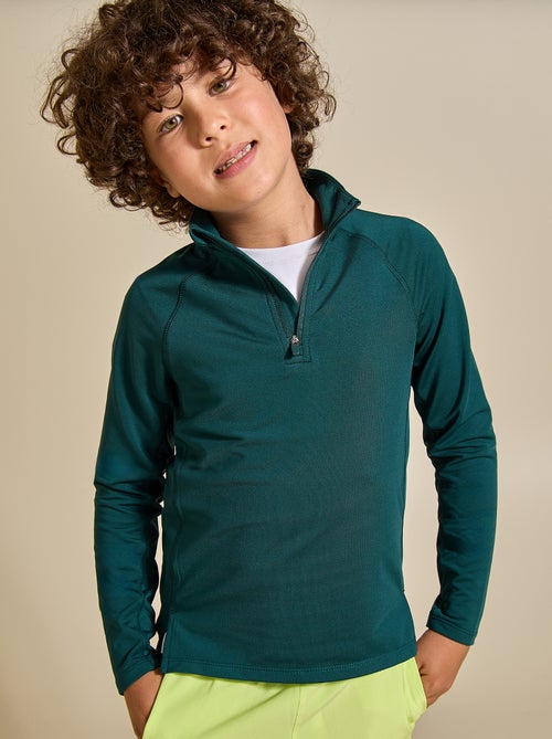 Sportvest met opstaande kraag en rits - (ekstract) - Kiabi