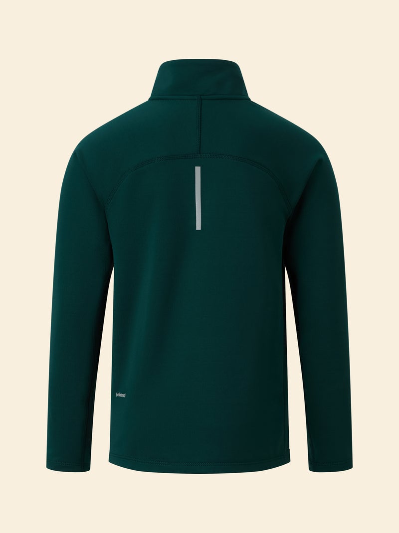 Sportvest met opstaande kraag en rits - (ekstract) Groen - Kiabi