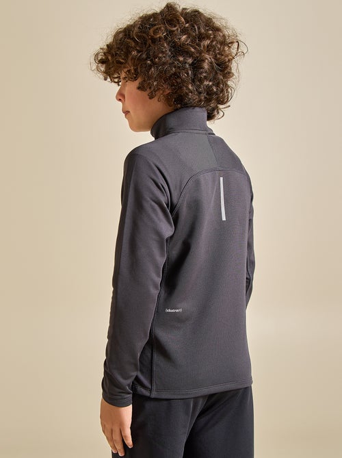 Sportvest met opstaande kraag en rits - (ekstract) - Kiabi