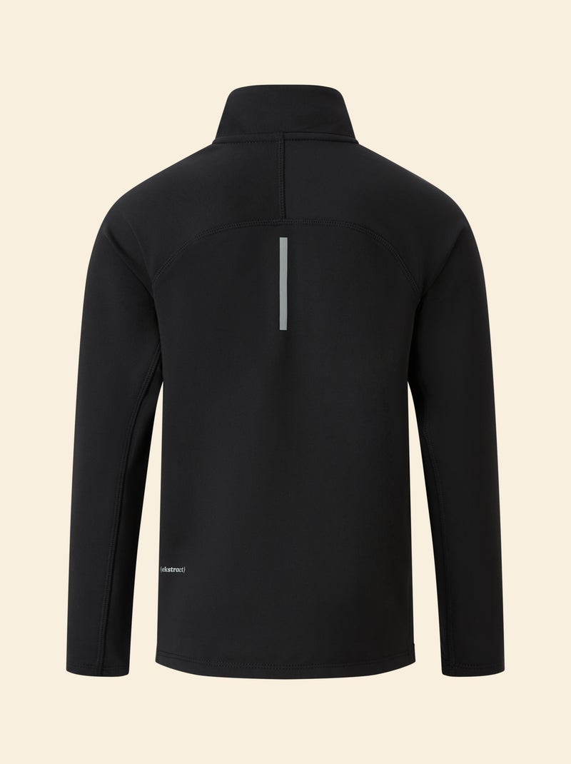 Sportvest met opstaande kraag en rits - (ekstract) Zwart - Kiabi