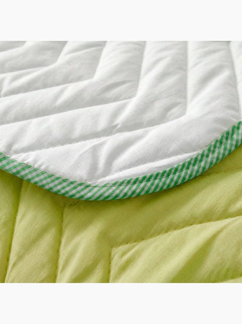 Sprei Arista "Happyfriday" Groen - Kiabi