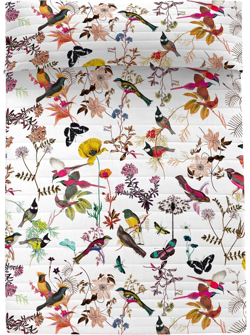 Sprei Birds of paradise "Happyfriday" Multicolor - Kiabi