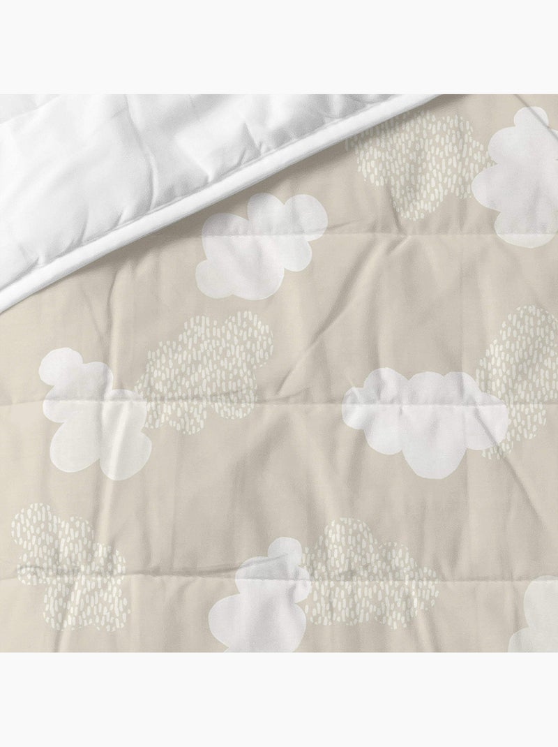 Sprei Clouds "Happyfriday" Beige - Kiabi