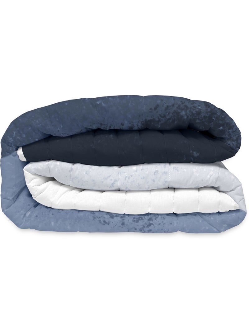 Sprei Nightfall "Happyfriday" Marineblauw - Kiabi