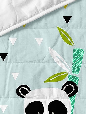 Sprei Panda garden blue "Happyfriday