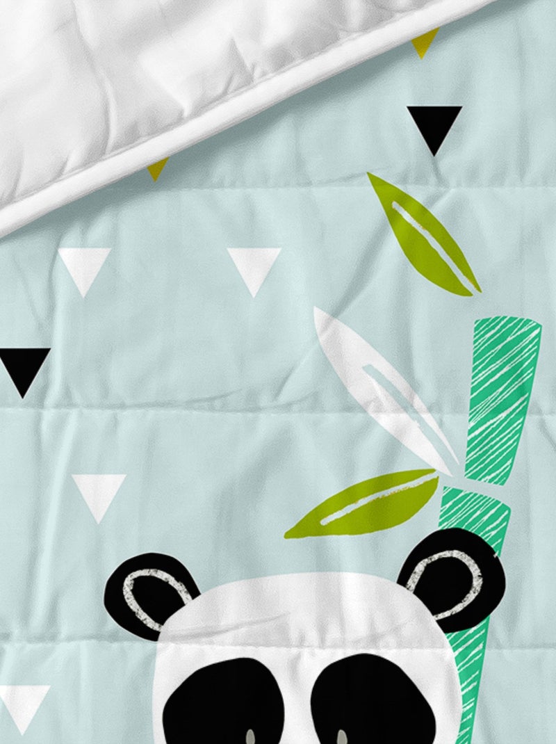 Sprei Panda garden blue "Happyfriday" Blauw - Kiabi