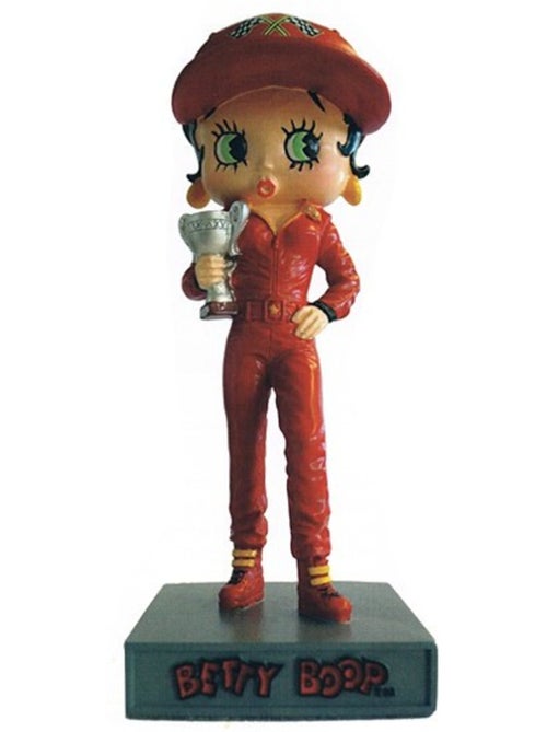 Staand harsfiguur 'Betty Boop' autocoureur – Collectie nr. 11 - Kiabi Staand harsfiguur 'Betty Boop' autocoureur – Collectie nr. 11 - Kiabi