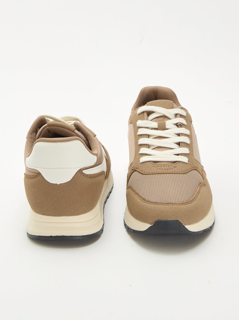 Stadssneakers Bruin - Kiabi