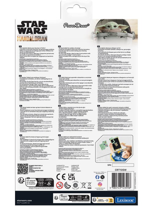Star wars 11'' meerkleurig e-ink teken- en leertablet met sjablonen - Kiabi Star wars 11'' meerkleurig e-ink teken- en leertablet met sjablonen - Kiabi