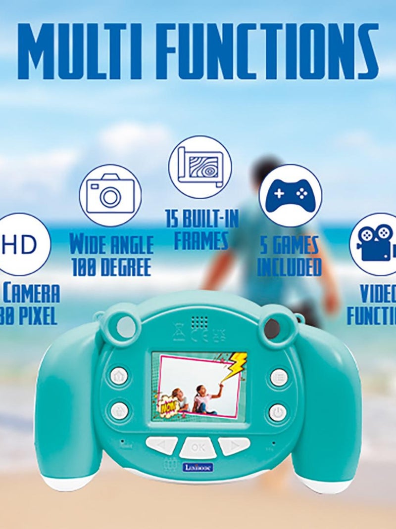 Starcam® digitale hd camera met sd-kaart Blauw - Kiabi