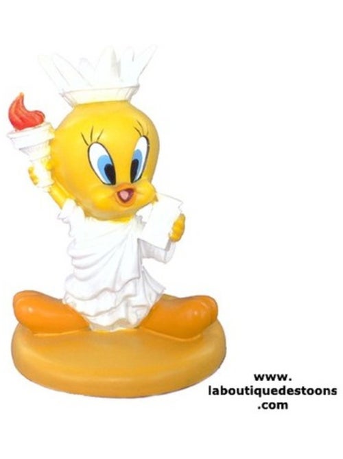 Statuette personnage 'Looney Tunes' Tweety style Statue de la Liberté 8 cm - Kiabi Statuette personnage 'Looney Tunes' Tweety style Statue de la Liberté 8 cm - Kiabi