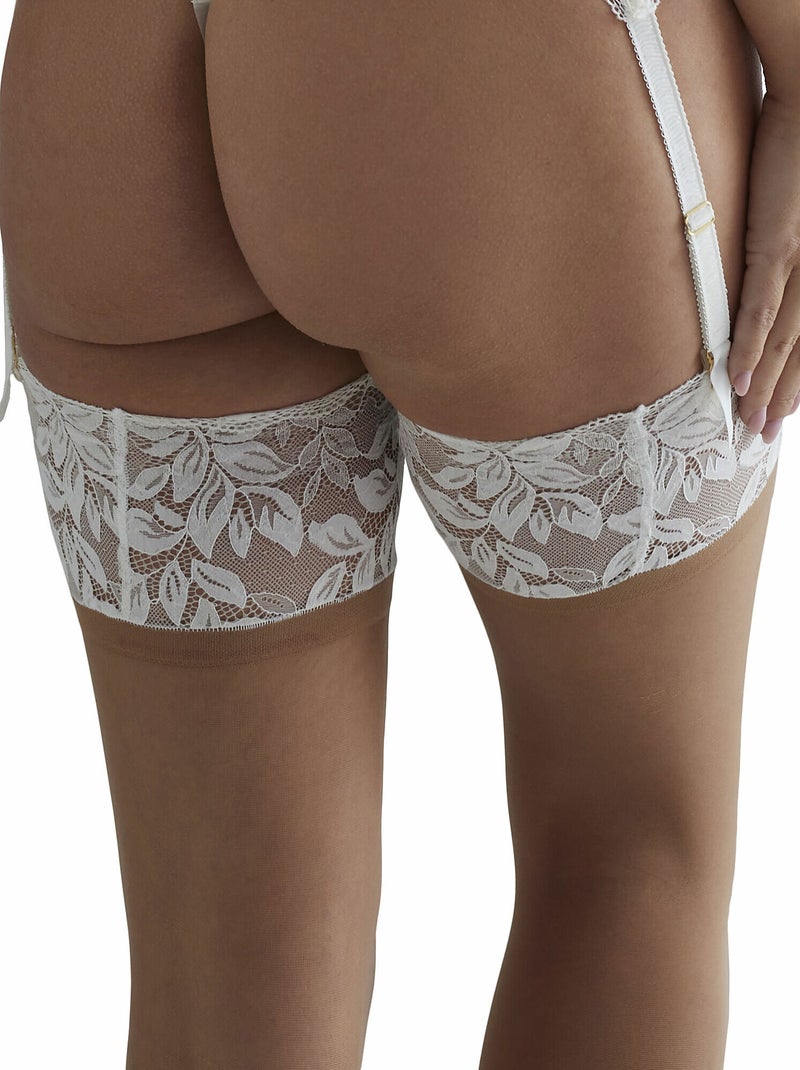 Stay-up kousen filipa mariage Beige - Kiabi