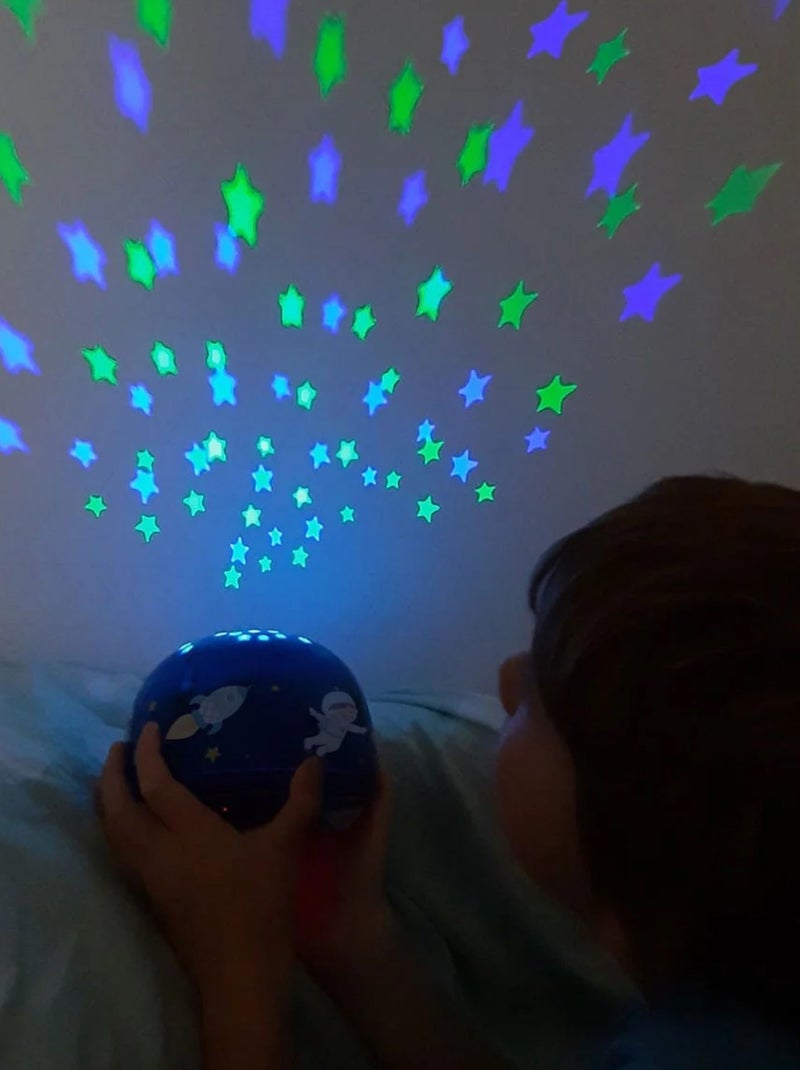 Sterrenprojector nachtlampje Marineblauw - Kiabi