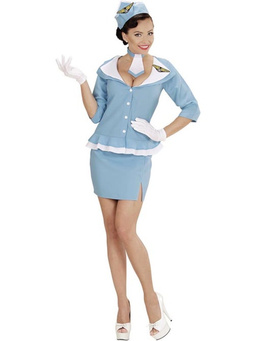 Stewardesskostuum met stropdas - Kiabi