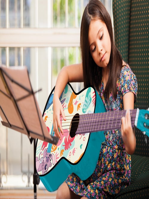 Stitch akoestische gitaar van hout - 31"/78 cm - Kiabi Stitch akoestische gitaar van hout - 31"/78 cm - Kiabi