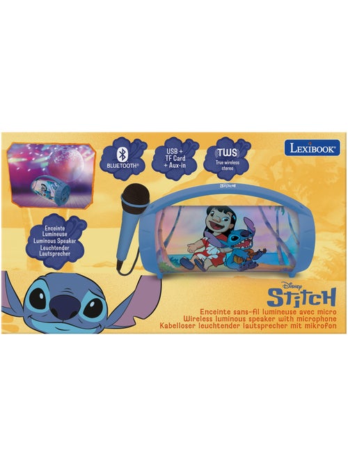 Stitch bluetooth® lichtluidspreker met microfoon - Kiabi Stitch bluetooth® lichtluidspreker met microfoon - Kiabi