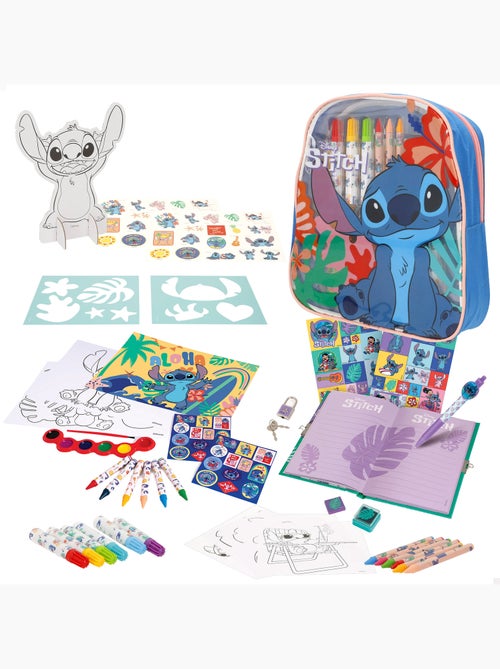 Stitch coffret de dessin mega avec sac à dos, 80 pièces - Kiabi Stitch coffret de dessin mega avec sac à dos, 80 pièces - Kiabi
