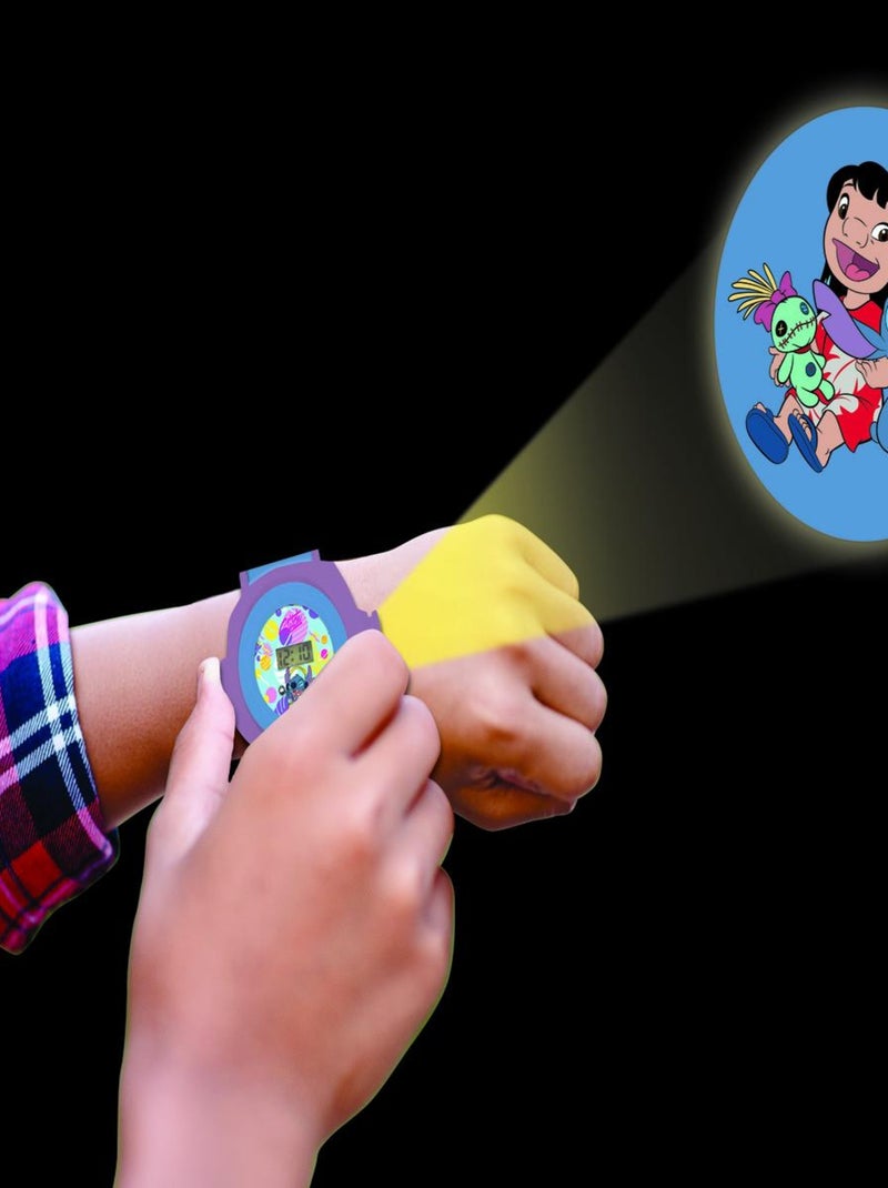 Stitch digitaal projectiehorloge met 20 beelden om te projecteren Blauw - Kiabi