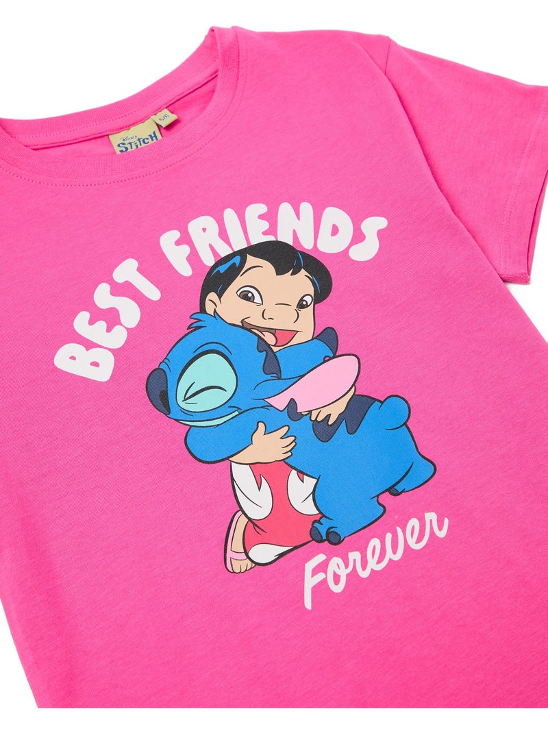 'Stitch' Disney©T-shirt, MO Fashion Roze - Kiabi