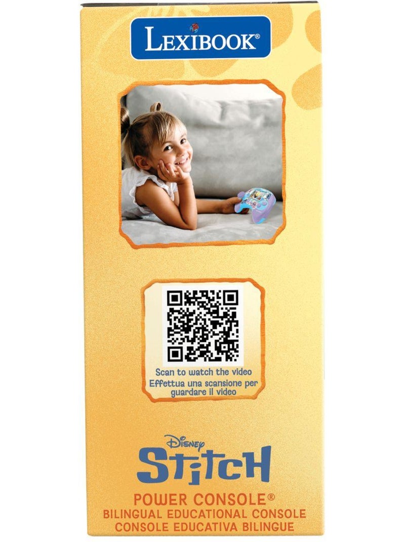 Stitch educatieve spelconsole met 100 activiteiten (en/it) Blauw - Kiabi