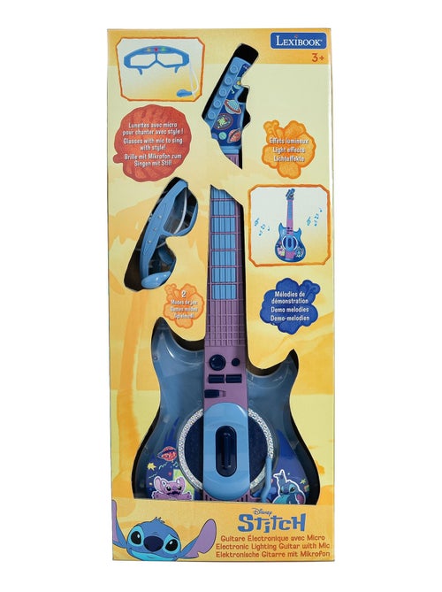 Stitch electronic lighting gitaar met microfoon in glasses shape - Kiabi Stitch electronic lighting gitaar met microfoon in glasses shape - Kiabi