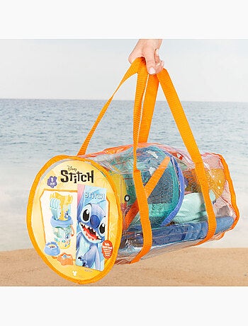 Stitch ensemble seau de plage avec serviette et sac accessoires