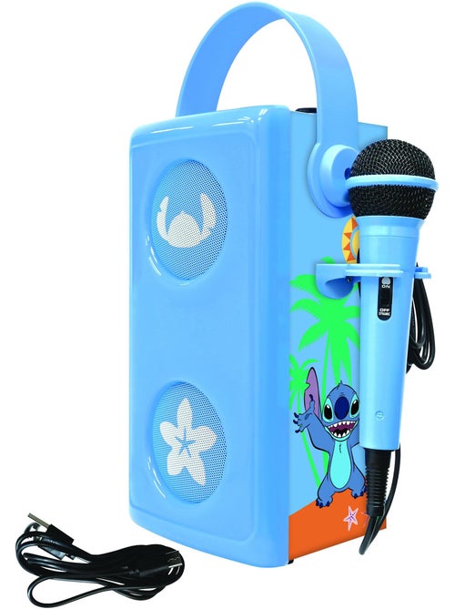Stitch lichtgevende krachtige bluetooth® luidspreker met microfoon - Kiabi Stitch lichtgevende krachtige bluetooth® luidspreker met microfoon - Kiabi
