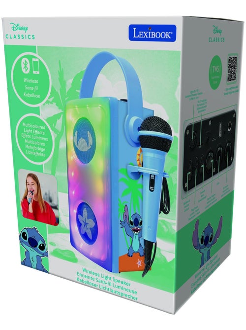 Stitch lichtgevende krachtige bluetooth® luidspreker met microfoon - Kiabi Stitch lichtgevende krachtige bluetooth® luidspreker met microfoon - Kiabi