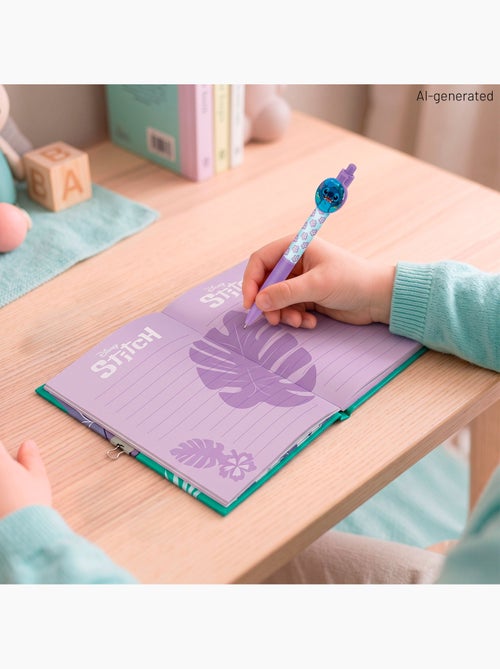 Stitch mega tekenset met rugzak, 80 stukken - Kiabi