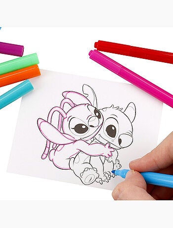 Stitch set tekenpakket in kofferformaat, 50 stuks