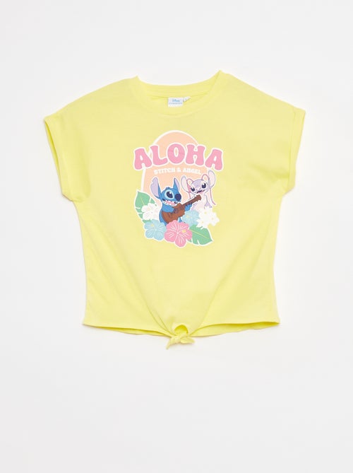 'Stitch'-setje: Lang T-shirt + short - Kiabi