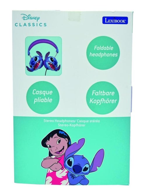 Stitch stereo bedrade opvouwbare koptelefoon met veilige volumebeperking - Kiabi Stitch stereo bedrade opvouwbare koptelefoon met veilige volumebeperking - Kiabi