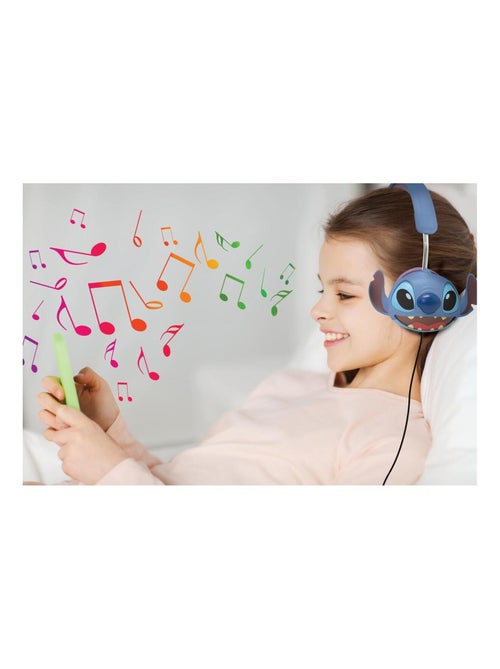 Stitch stereo bedrade opvouwbare koptelefoon met veilige volumebeperking - Kiabi Stitch stereo bedrade opvouwbare koptelefoon met veilige volumebeperking - Kiabi