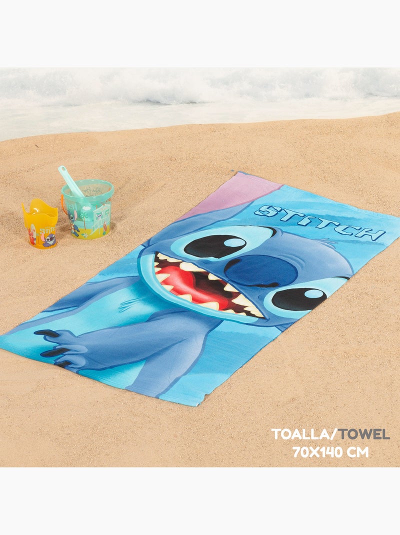 Stitch strandemmerset met handdoek en tas N.v.t. - Kiabi