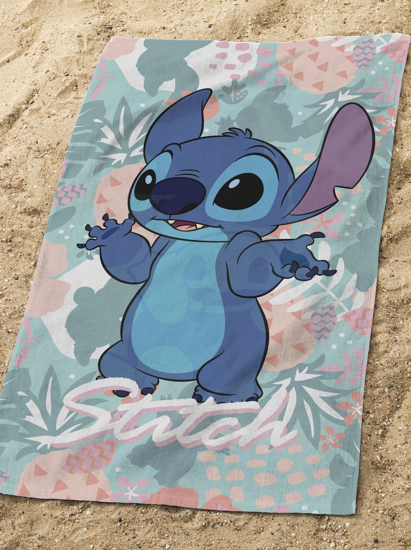 Stitch-strandlaken BLAUW - Kiabi