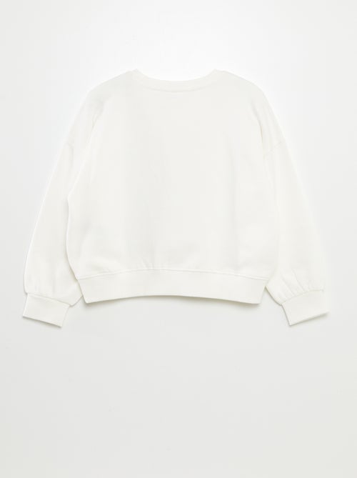 'Stitch'-sweater van joggingstof - Kiabi